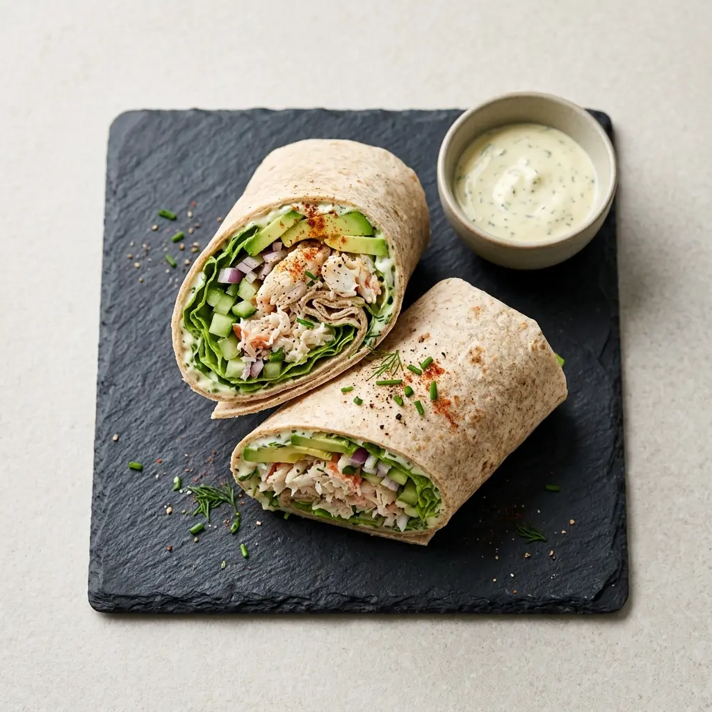 Foto del piatto pronto: Wrap al granchio