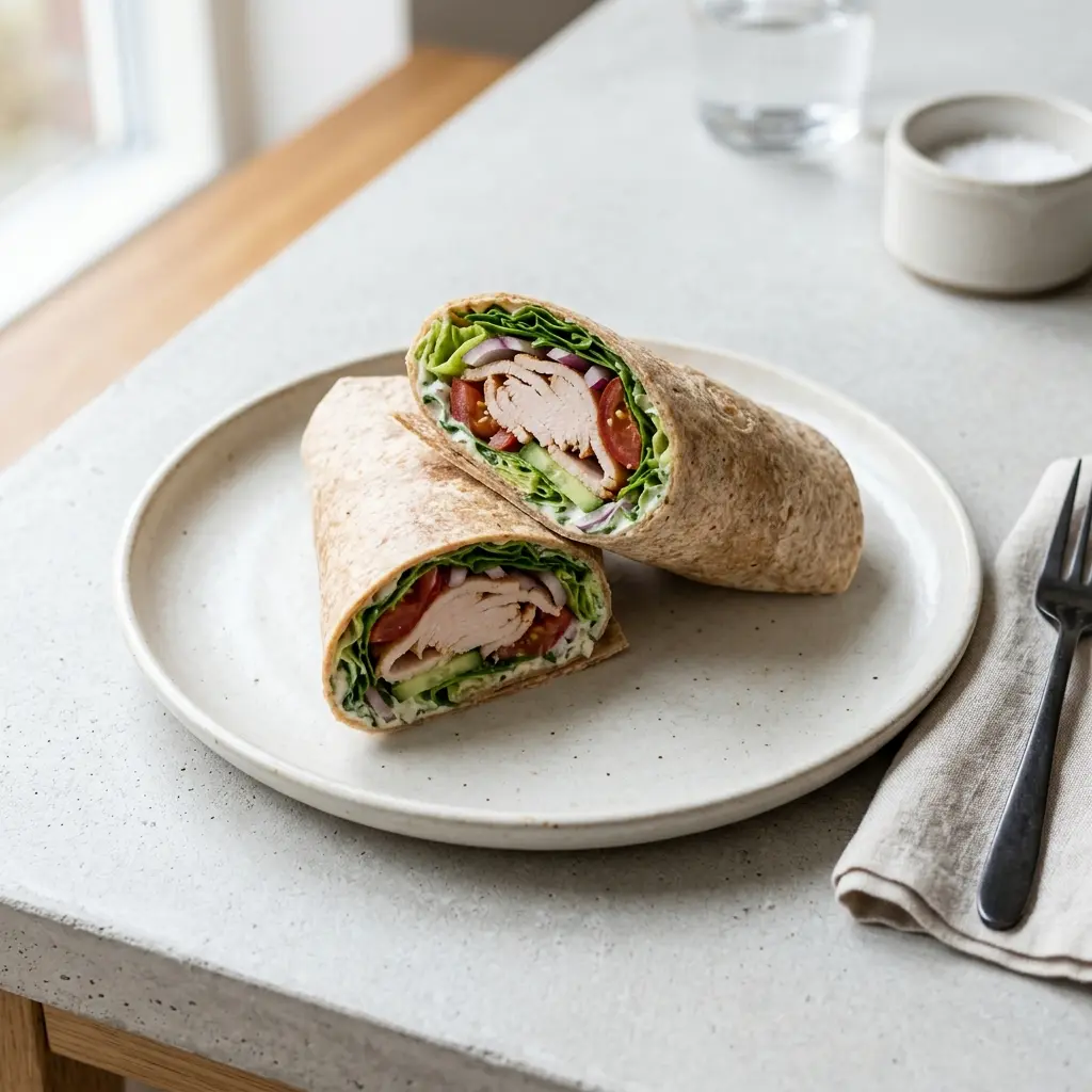 Foto del piatto pronto: Wrap al tacchino