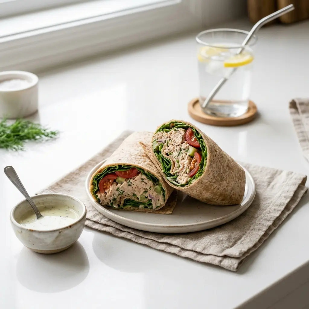 Foto del piatto pronto: Wrap al tonno