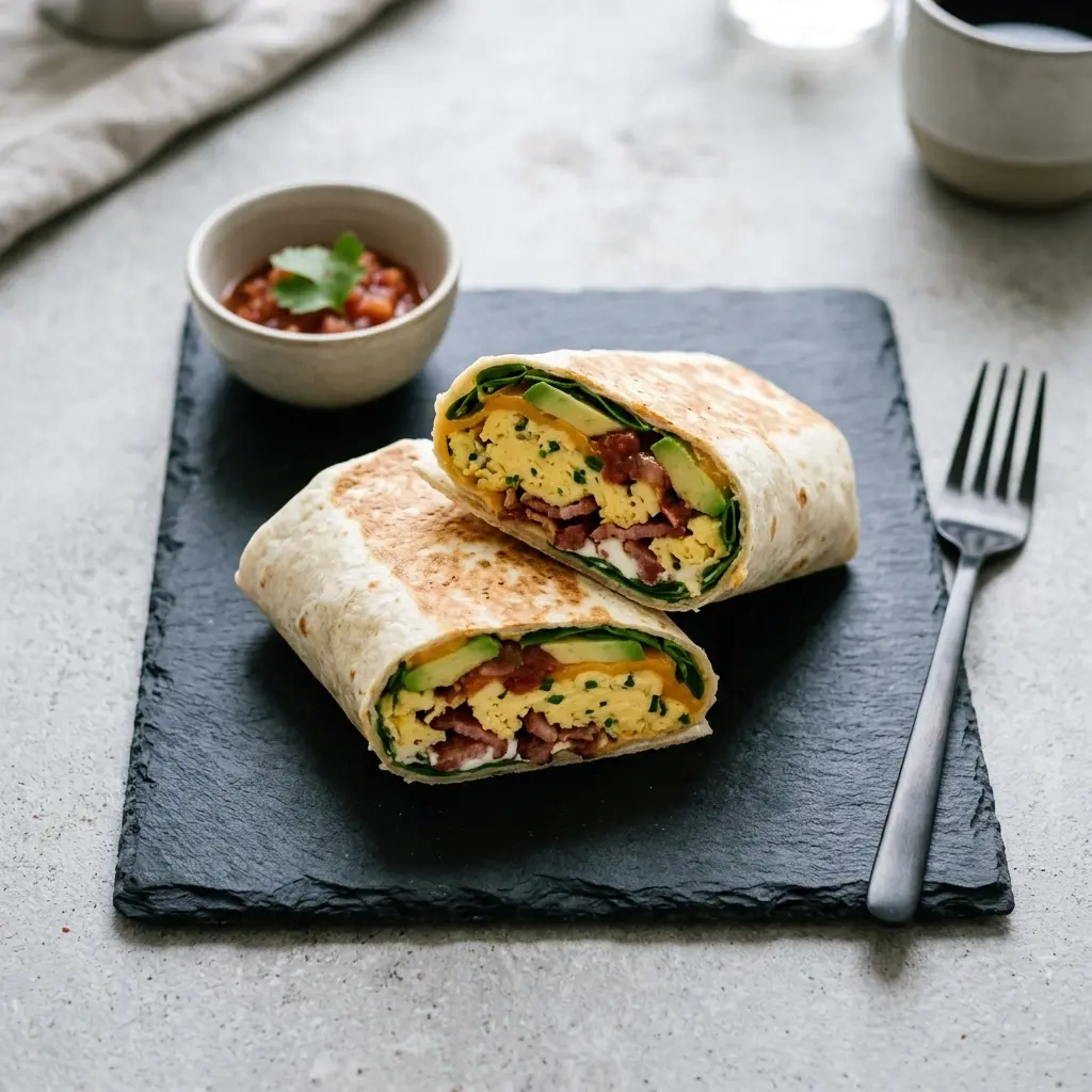 Foto del piatto pronto: Wrap per colazione
