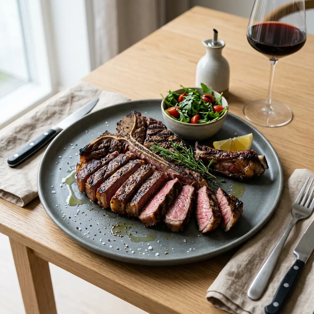 Foto di Bistecca alla fiorentina pronto da servire