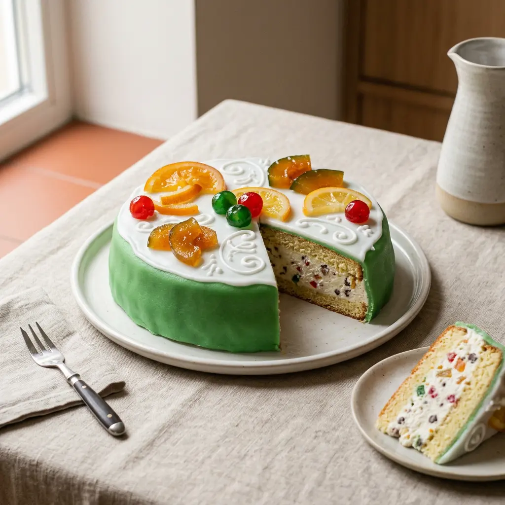 Foto di Cassata siciliana pronto da servire