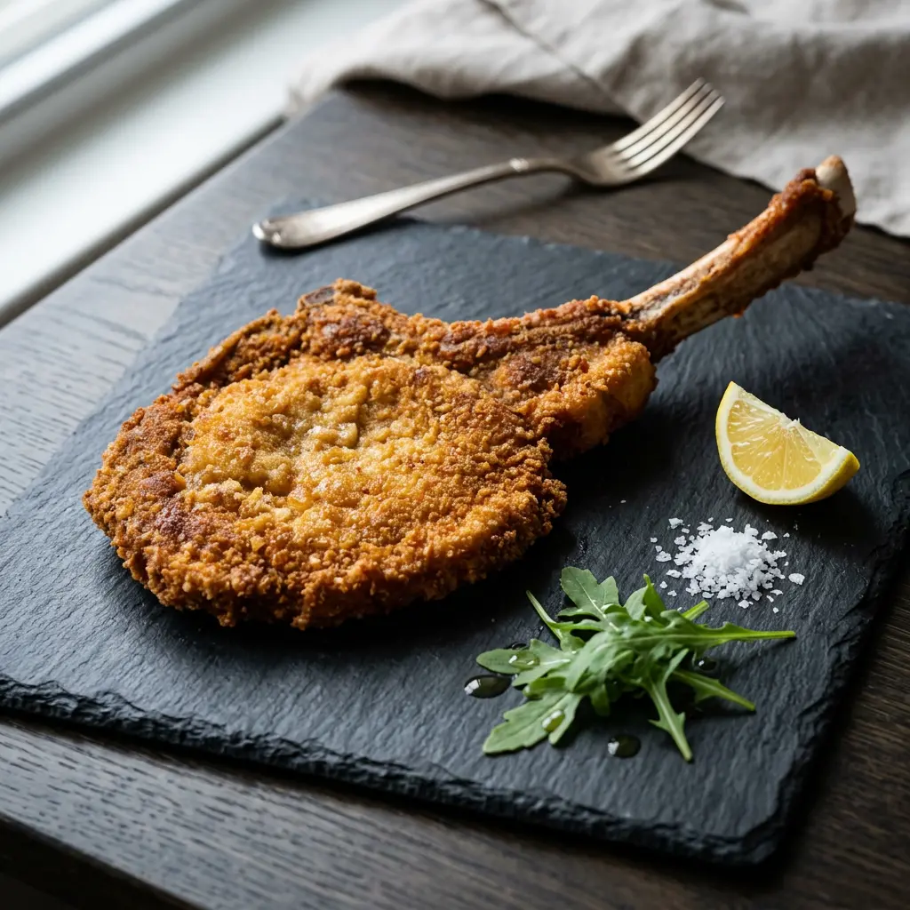 Foto di Cotoletta alla milanese pronto da servire