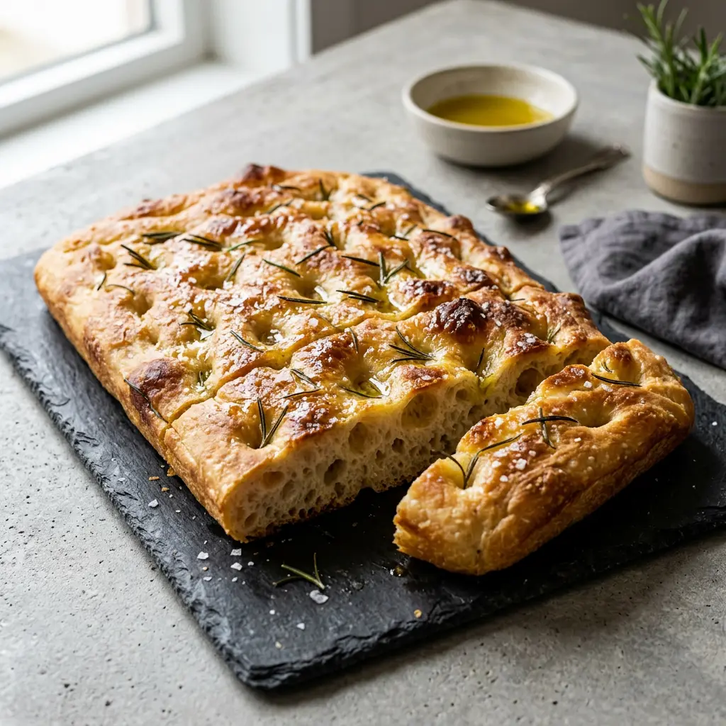 Foto di Focaccia genovese pronto da servire