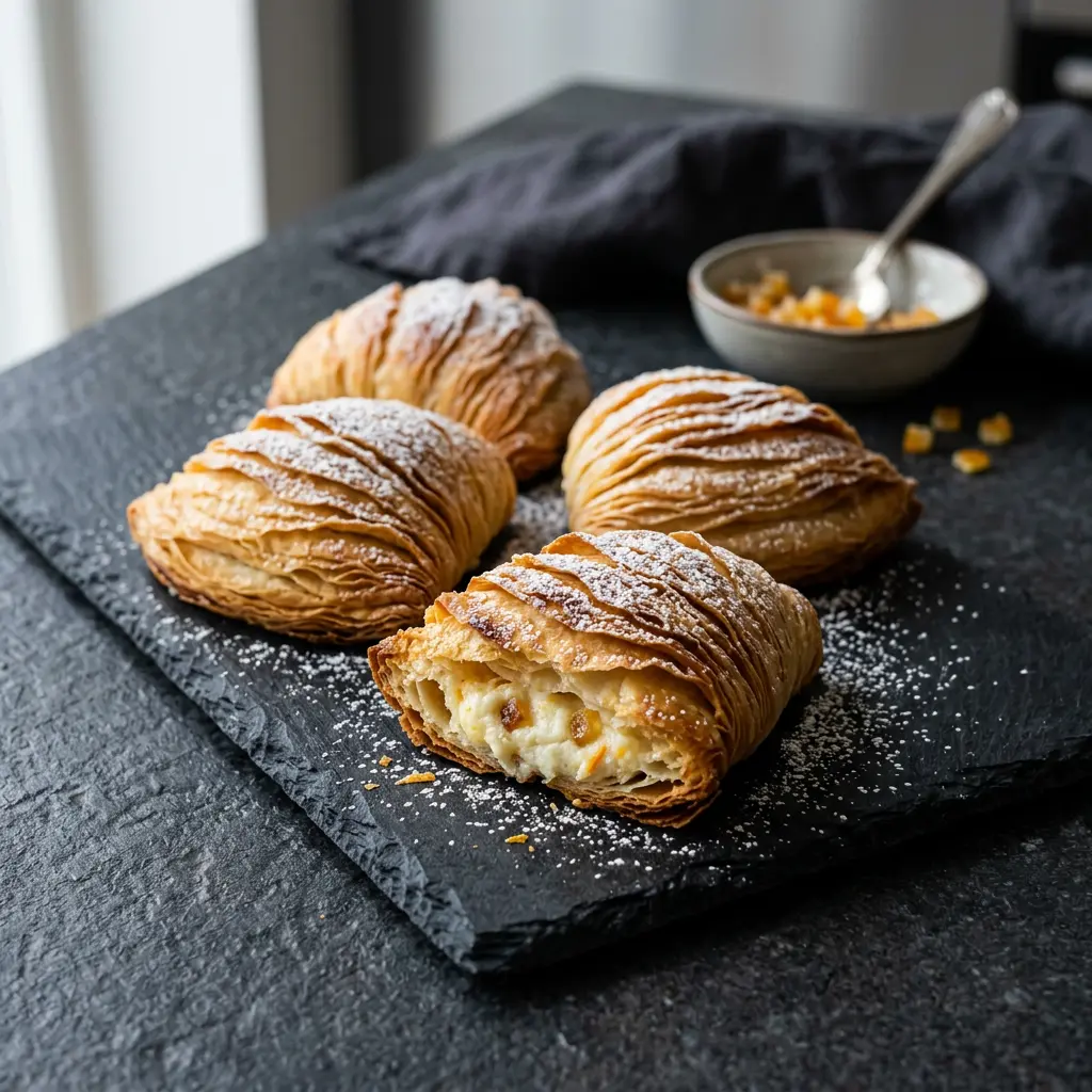 Foto di Sfogliatelle napoletane pronto da servire